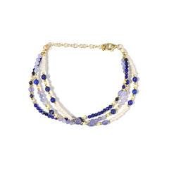 Edelstein-Silberarmband (Riya)