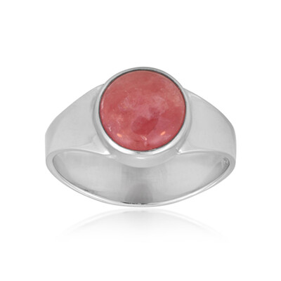 Rhodochrosit-Silberring (Bali Barong)