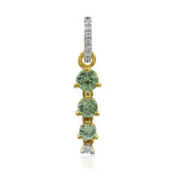 Madagaskar-Demantoid-Goldanhänger (John Ferry)