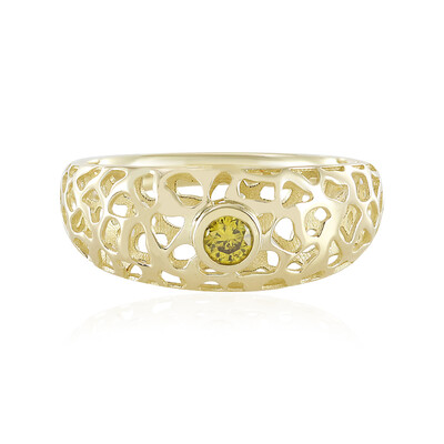 Gelber I2 Brillant-Goldring (Ornaments by de Melo)