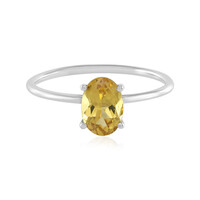 Goldener Beryll-Platinring