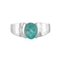 Blauer Apatit-Silberring