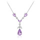 Amethyst-Silbercollier