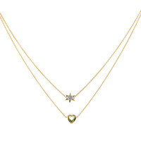 Peridot-Silbercollier