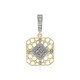 I2 (I) Diamant-Goldanhänger (Ornaments by de Melo)