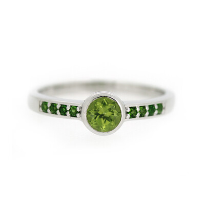 Peridot-Silberring