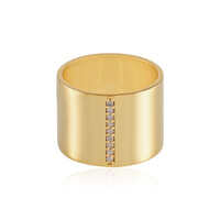 I3 (H) Diamant-Messingring (Juwelo Style)