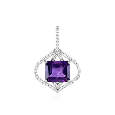 Sibirischer Amethyst-Silberanhänger