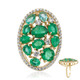 Sambia-Smaragd-Goldring