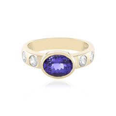 Tansanit-Goldring (Adela Gold)