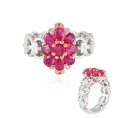 Tansania-Rubin-Silberring (Gems en Vogue)
