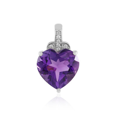 Sibirischer Amethyst-Silberanhänger