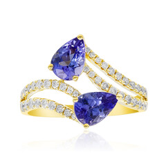 AAA-Tansanit-Goldring (CIRARI)