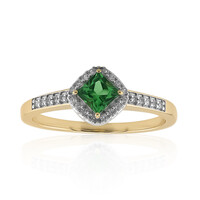 AAA-Kenianischer Tsavorit-Goldring