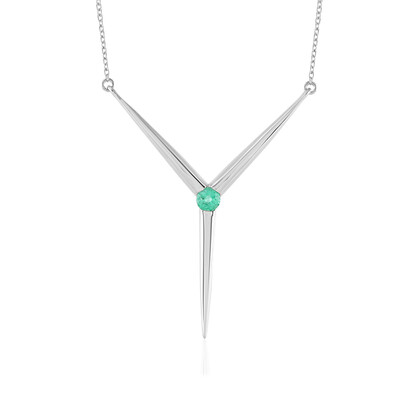 Russischer Smaragd-Silbercollier (de Melo)