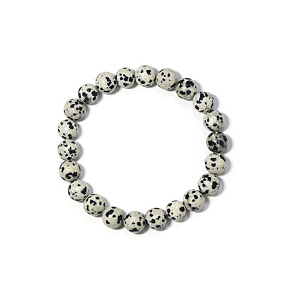 Dalmatiner-Jaspis-Armband