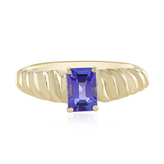 AAA-Tansanit-Goldring (de Melo)