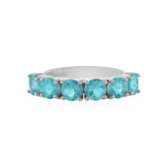 Blauer Apatit-Silberring