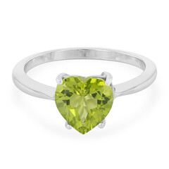 Mandschurischer Peridot-Silberring