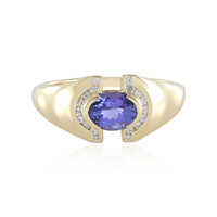 AAA-Tansanit-Goldring (de Melo)
