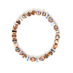 Tibetischer Blauer Band-Achat-Armband