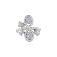 Australischer Opal-Silberring