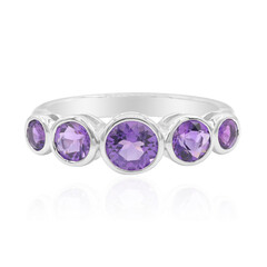 Bolivianischer Amethyst-Silberring