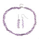 Lavendel-Amethyst-Silberset
