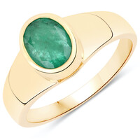 Sambia-Smaragd-Goldring