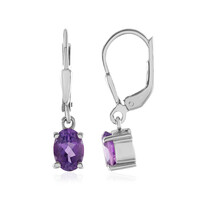 Uruguay-Amethyst-Silberohrringe