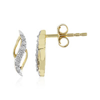 Lupenreiner (F) Brillant-Goldohrringe (LUCENT DIAMONDS)