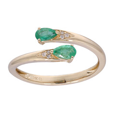 AAA-Sambia-Smaragd-Goldring (CIRARI)