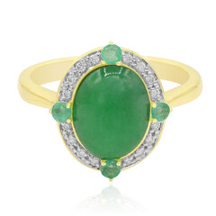 Majestätischer Jadeit-Goldring