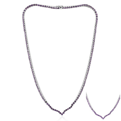 Amethyst-Silbercollier