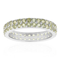 Burmesischer Peridot-Silberring
