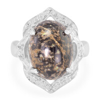 Leoparden-Opal-Silberring