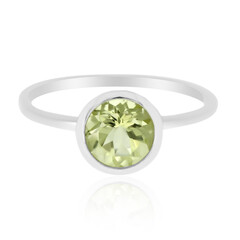 Ouro Verde-Quarz-Silberring