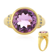 Lavendel-Amethyst-Silberring