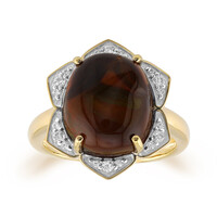 Feuerachat-Goldring