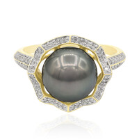 Tahitiperlen-Goldring (TPC)