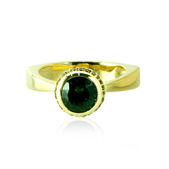 Grüner Turmalin-Goldring (de Melo)