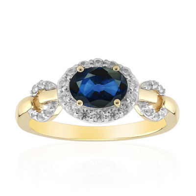 Blauer Queensland-Saphir-Goldring (Remy Rotenier)