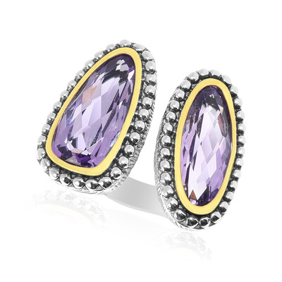 Lavendel-Amethyst-Silberring