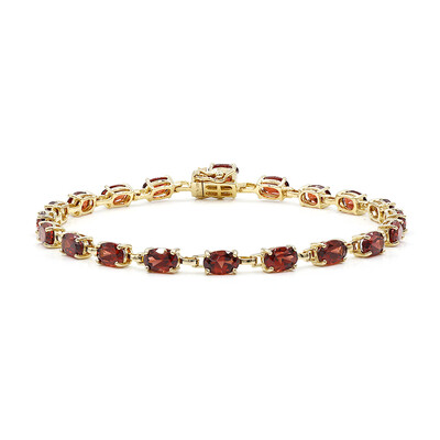 Mosambik-Granat-Silberarmband