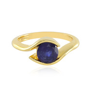 Blauer Madagaskar-Saphir-Silberring