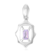 Lavendel-Amethyst-Silberanhänger