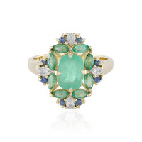 Russischer Smaragd-Goldring (Adela Gold)