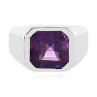 Amethyst-Herren-Silberring