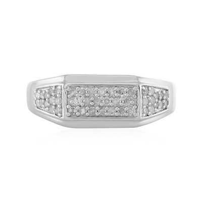I2 (I) Diamant-Silberring