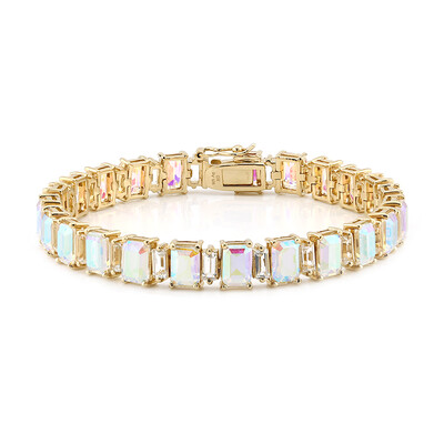 Mondlicht-Quarz-Silberarmband